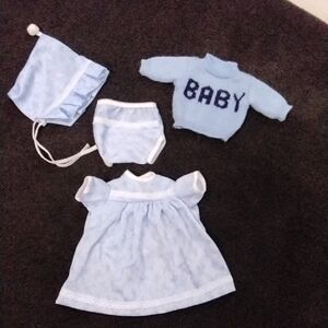 Baby BlueDoll  Outfit Set